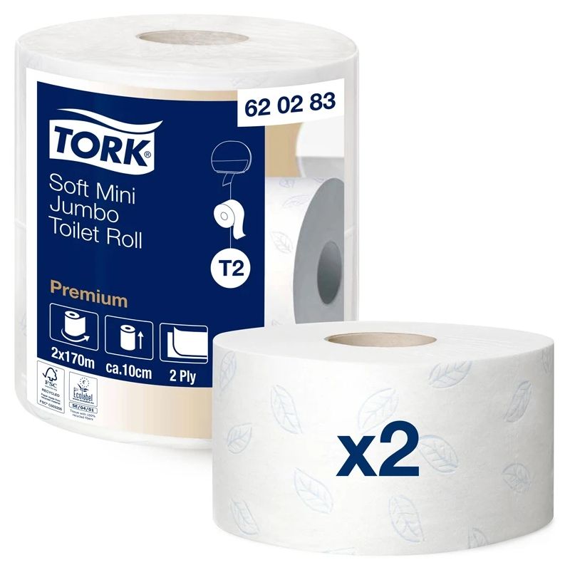 Tualetes papīrs TORK MINI JUMBO TR PREM 170 m