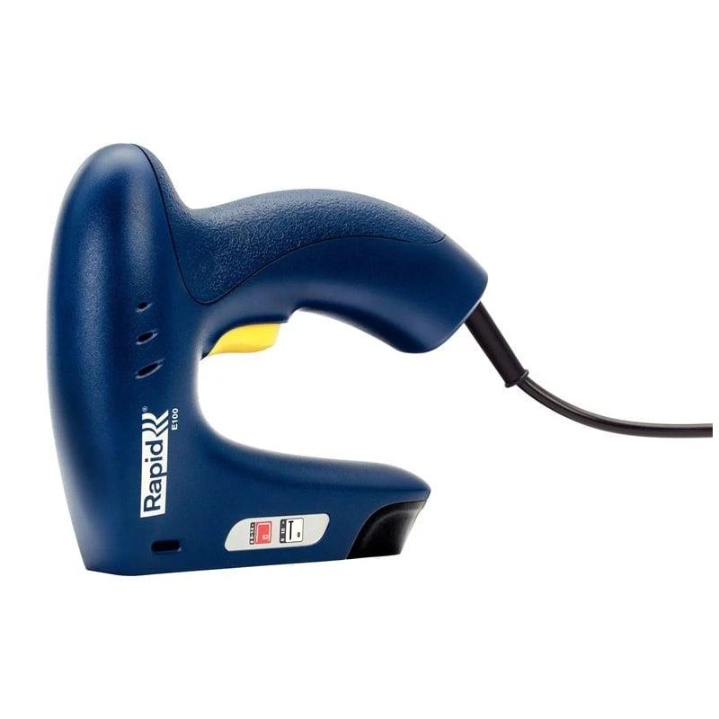 Elektriskais skavu un naglu kalšanas instruments Rapid E100