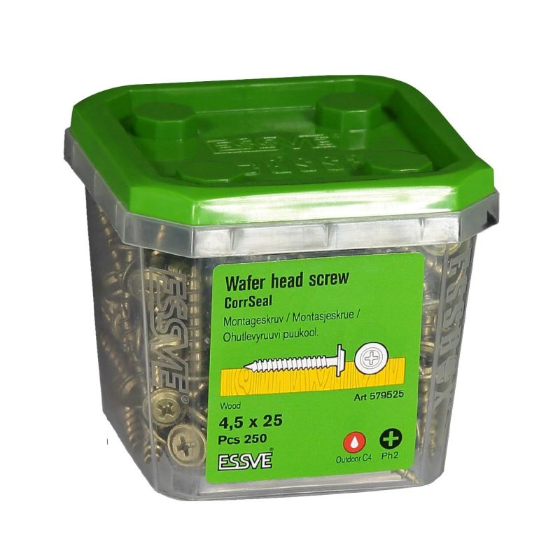 Skrūve montāžas ārd. 4.5x25 cs essve 250