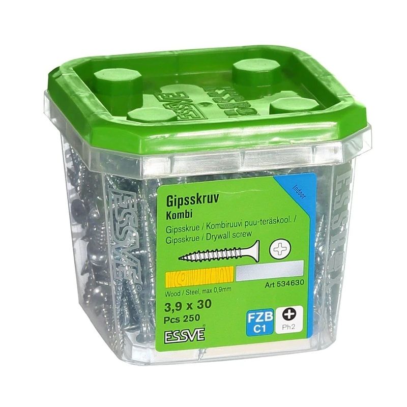 SKRŪVE 3.9X30 PH2 FZB-250gab. ,ESSVE,