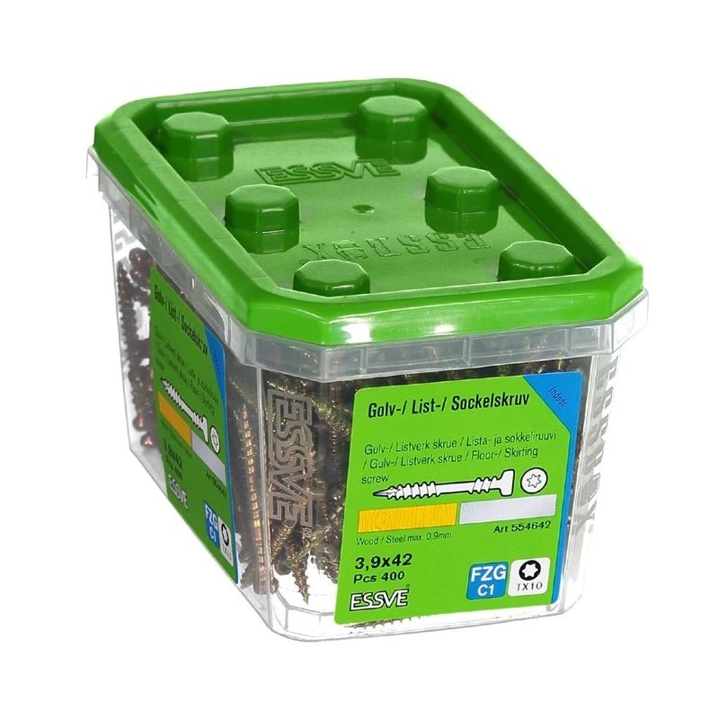 SKRŪVE LĪSTĒM 3.9X42 FZG-400gab. ,ESSVE,