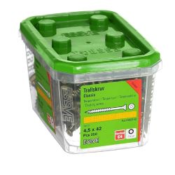 SKRŪVE FASĀDEI-TERASEI 4.5X42 CS-250gab ,ESSVE,