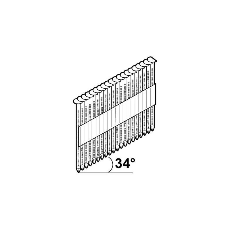 Naglu lente 34°, 3.1×90 mm, C1, gludas