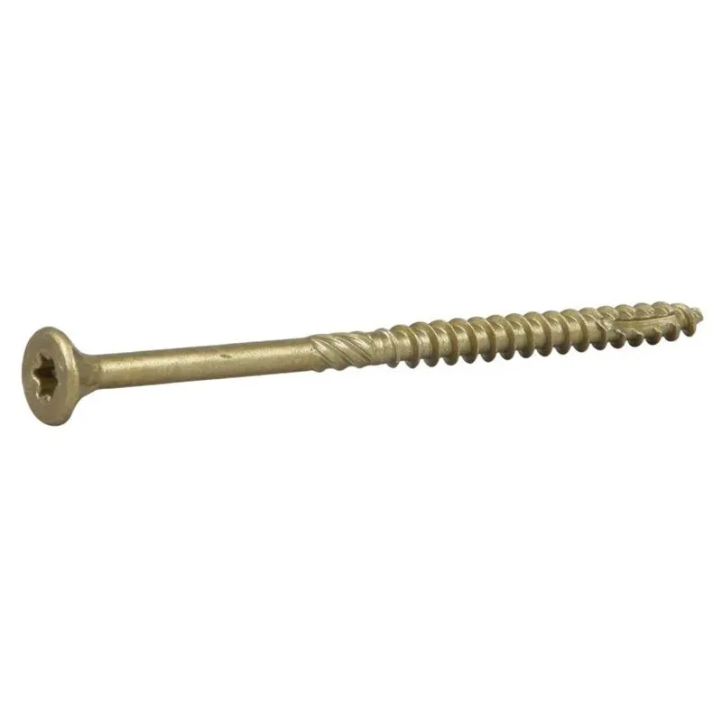 Koka skrūve, universāls Essve, 6 x 60 mm, dzeltena krās., 100 gab.