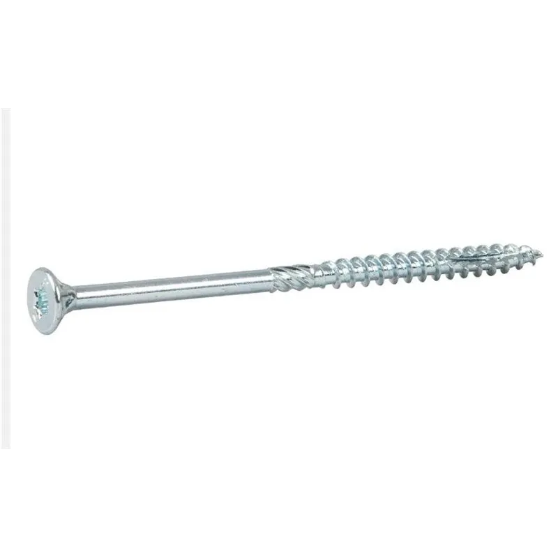 Koka skrūve, universāls Essve, 5 x 90 mm, balta krās., 100 gab.