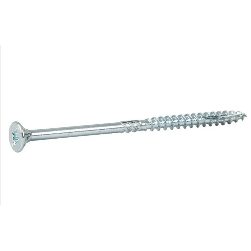 Koka skrūve, universāls Essve, 5 x 100 mm, balta krās., 100 gab.