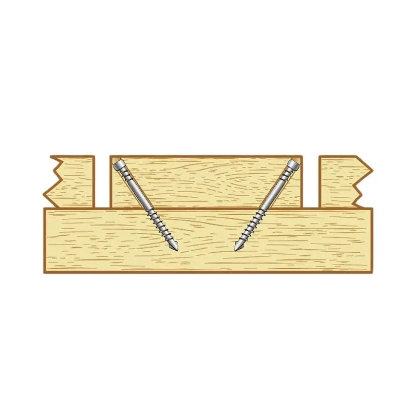 Koka skrūve, grīdas Essve HDS, 4.8 x 60 mm, 250 gab.