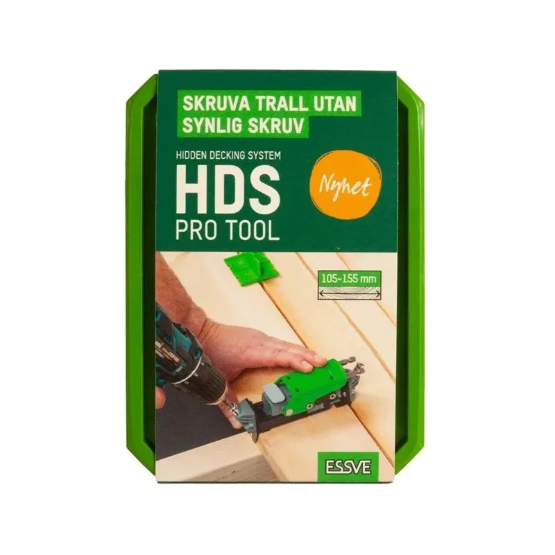Terasų montavimo įrankis Essve HDS PRO 105-155, plastikas-metalas, 18 cm x 13.5 cm x 8 cm