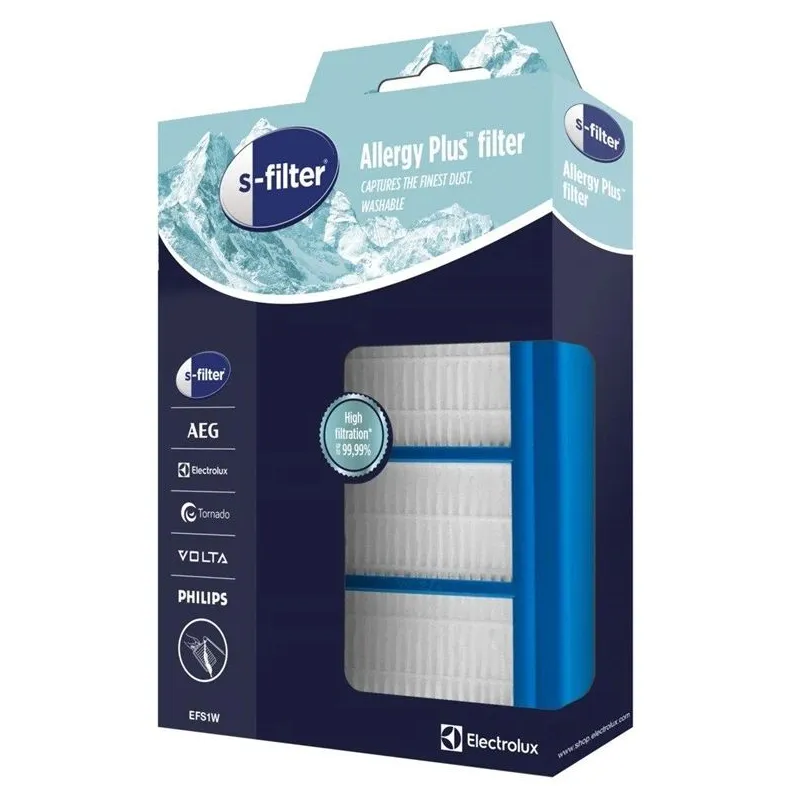 Putekļu sūcēja filtrs Electrolux S-filter Allergy Plus EFS1W