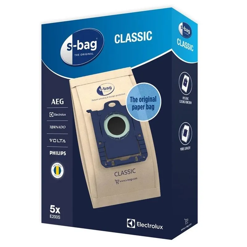 Dulkių siurblio maišelis Electrolux Classic E200S