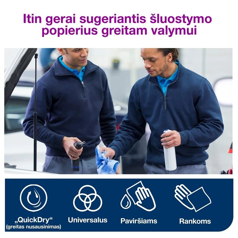 Tork Plus salvetes ruļļos, 2 slāņi, 1 rullis