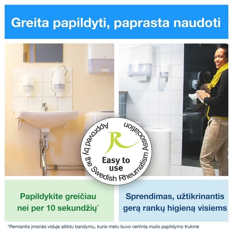 Šķidrais ziepes Tork Mini Premium S2. 475 ml