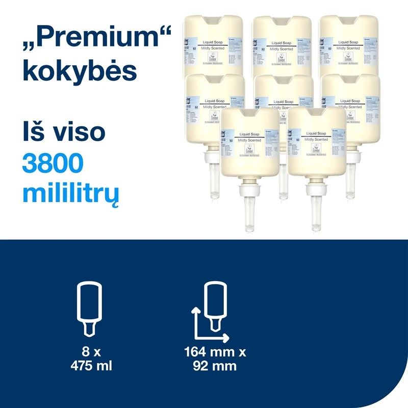 Šķidrais ziepes Tork Mini Premium S2. 475 ml