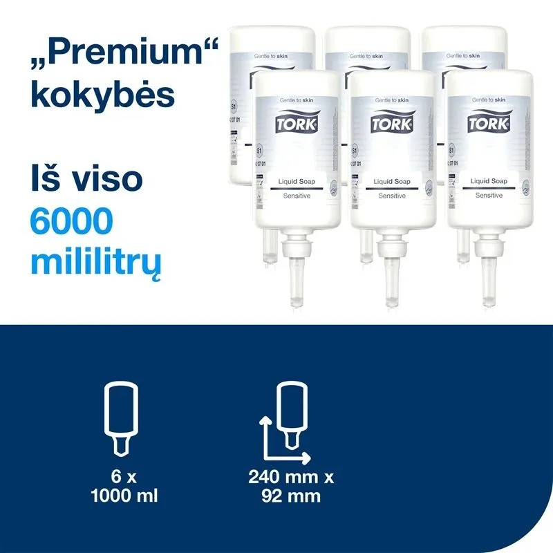 Skystas muilas Tork, 1000 ml