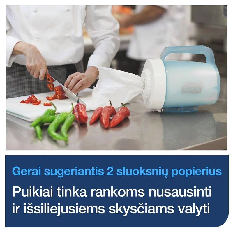 Papīra dvieļi Tork Plus. 2 sl.