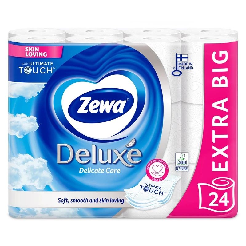 Papīrs wc zewa deluxe purew 3sl 24gab