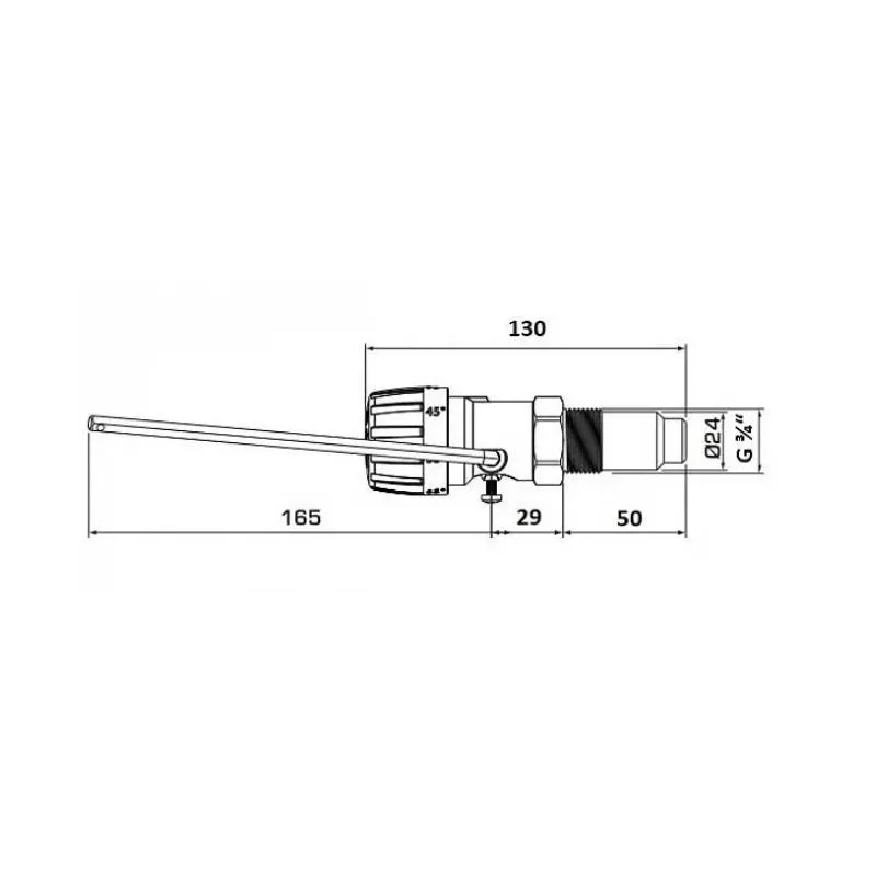 Vilces regulators Kalvis ESBE, 30 cm