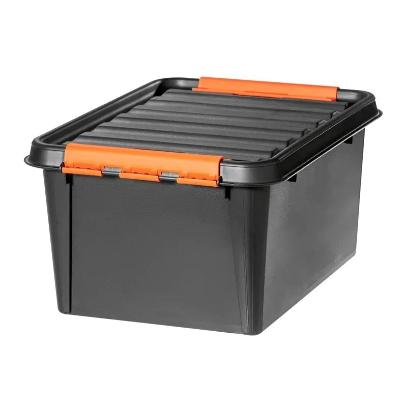 Instrumentu kaste, 50 cm x 39 cm x 26 cm, melna