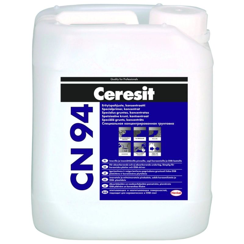 Primer - koncentrāts dziļumgruntis Ceresit CN94. zila. 5 l