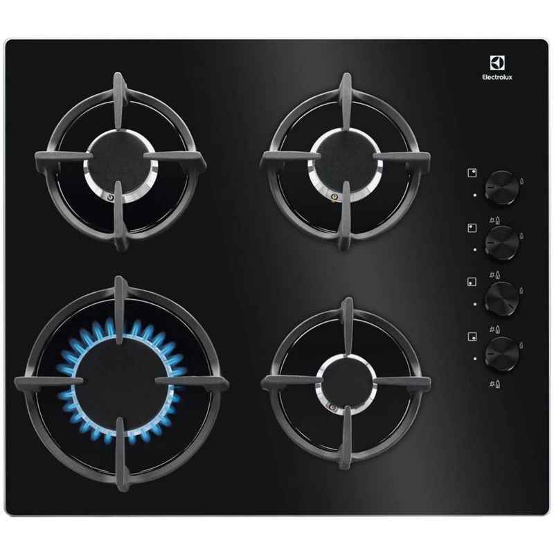 Gāzes plīts Electrolux 600 serija „Gas on Glass“ KGG6407K