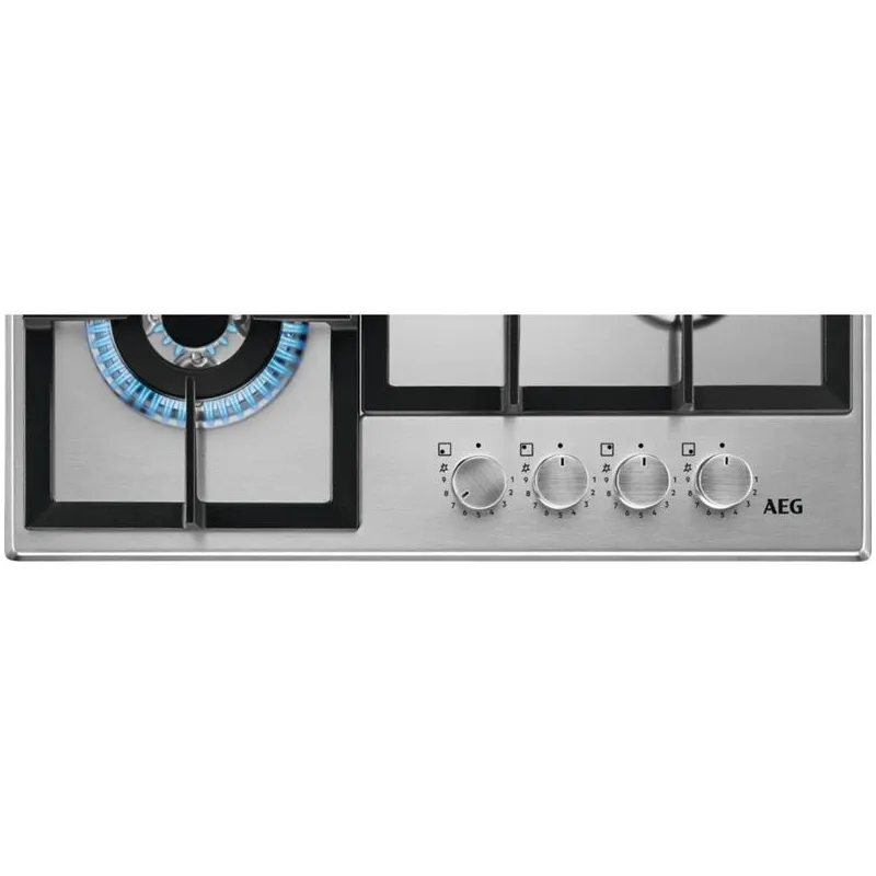 Gāzes plīts virsma AEG 6000 sērija „SLIM“ HGB64420SM