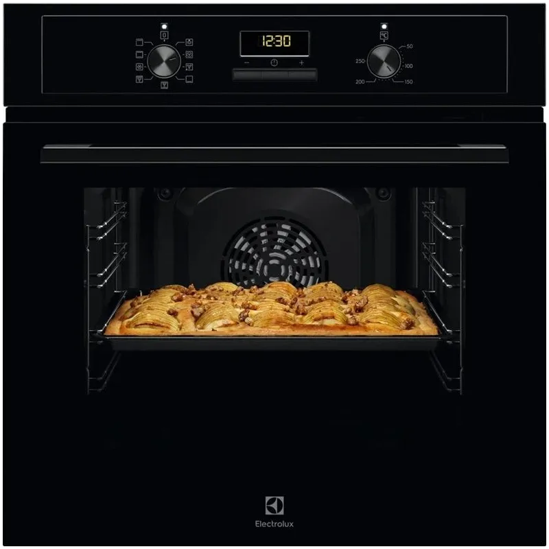 Iebūvētā cepeškrāsns Electrolux 600 sērija „SteamBake“ EOD3H50BK