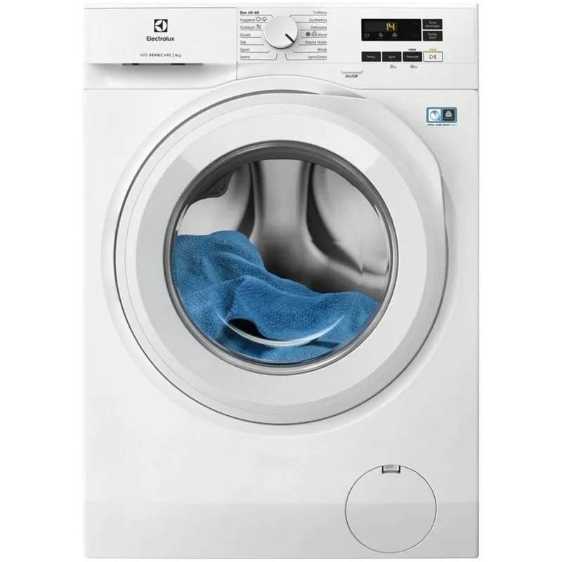Skalbimo mašina Electrolux 600 serija EW6F1481E, 8 kg, balta sp.