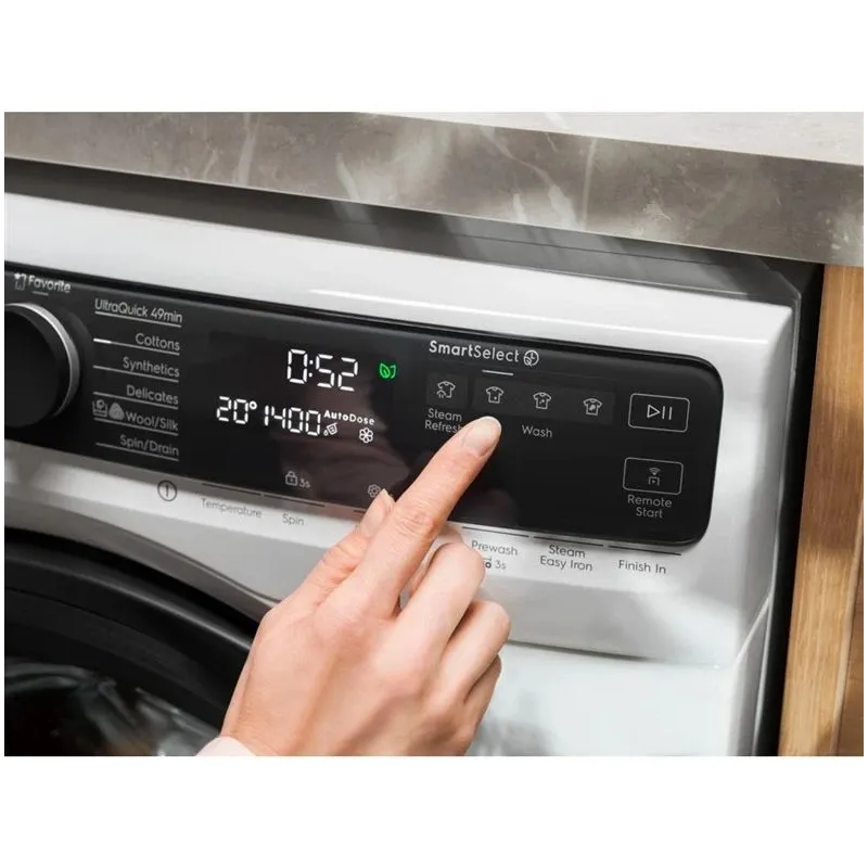 Veļas mašīna Electrolux 700 sērija EW7F5692QE, 9 kg, balta krās.