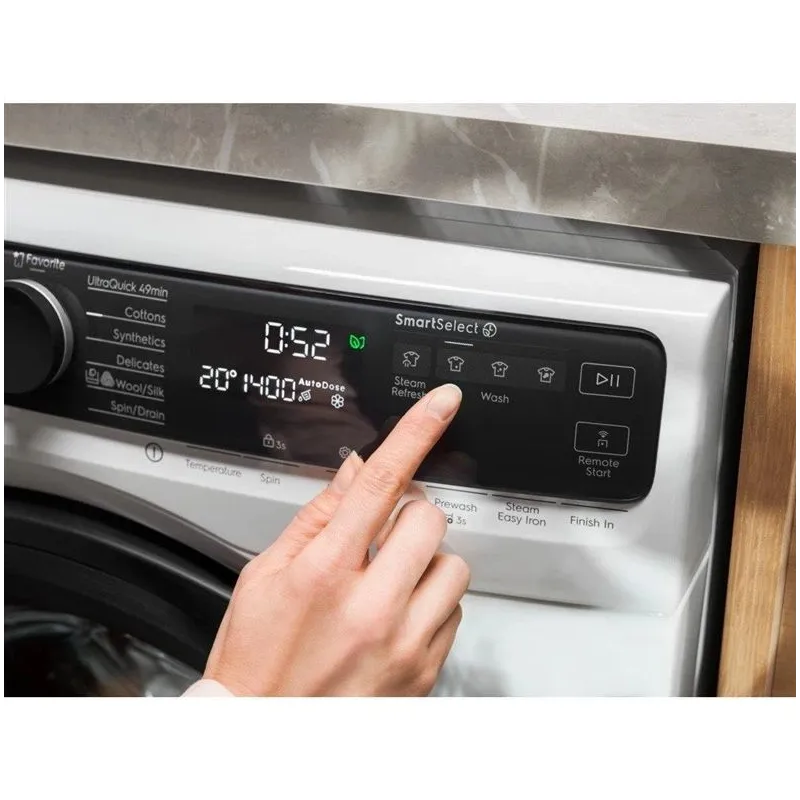 Veļas mašīna Electrolux 700 sērija EW7F5692QE, 9 kg, balta krās.