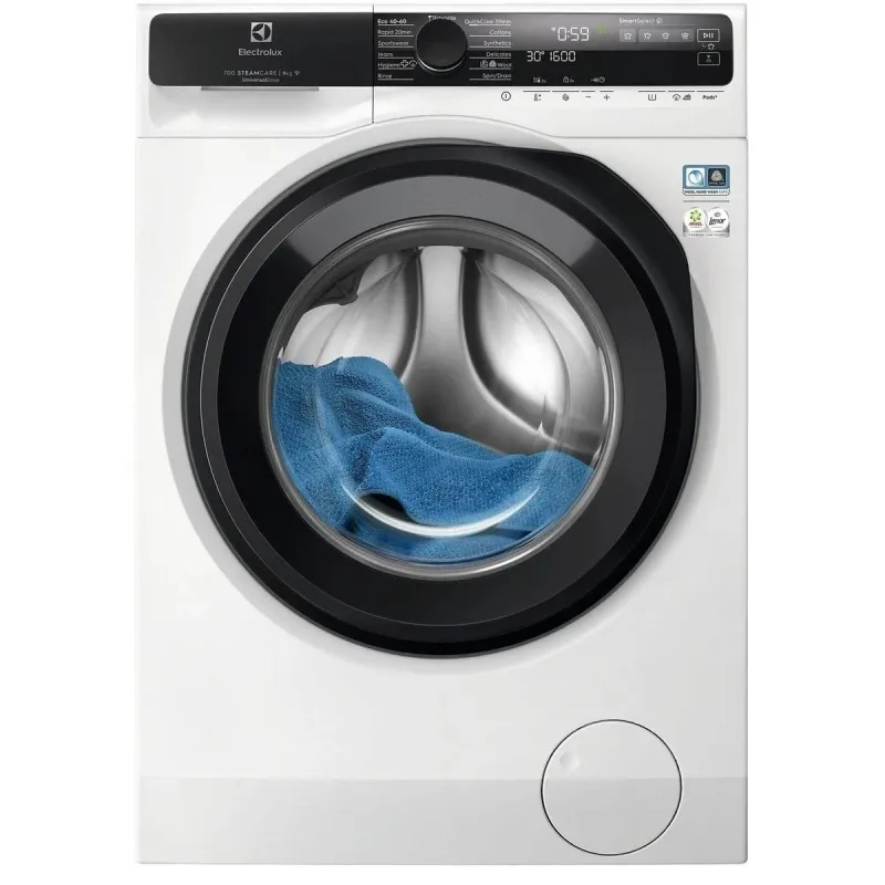 Veļas mašīna Electrolux 700 sērija EW7F5692QE, 9 kg, balta krās.