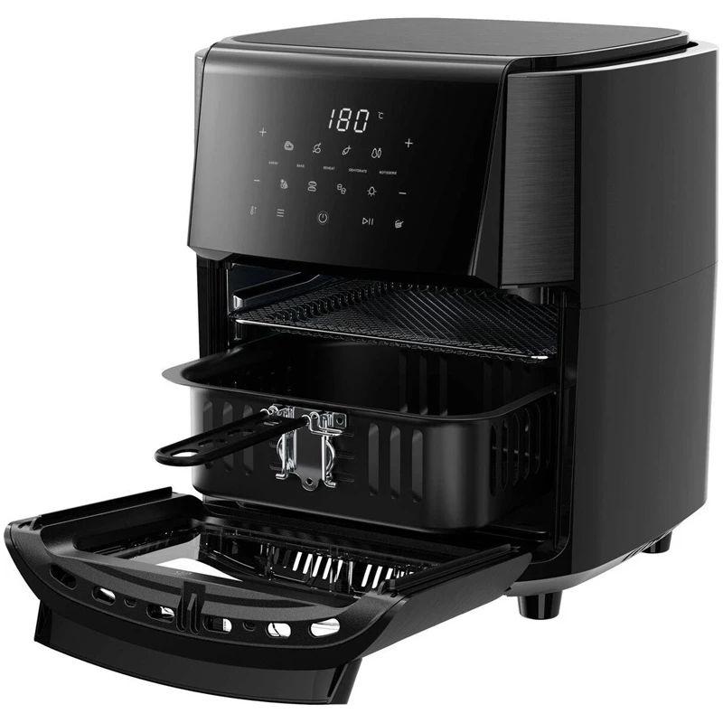 Karšto oro gruzdintuvė Electrolux EAF12B. juoda. 1800 W