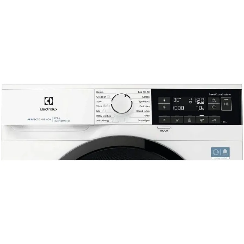 Veļas mašīna Electrolux 600 sērija EWS6307BE, 7 kg, balta