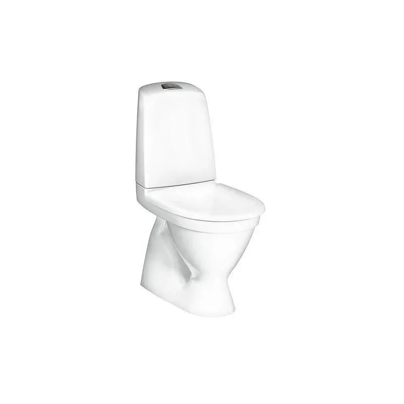 Tualete, novietojams Gustavsberg Nautic 1510 HF, ar vāku, 345 mm x 650 mm