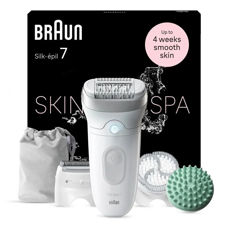 Epilators Braun Silk•épil 7 SkinSpa SE7-081, balta