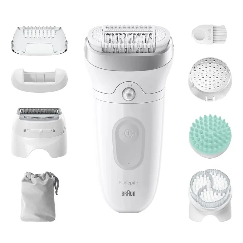 Epilators Braun Silk•épil 7 SkinSpa SE7-081, balta