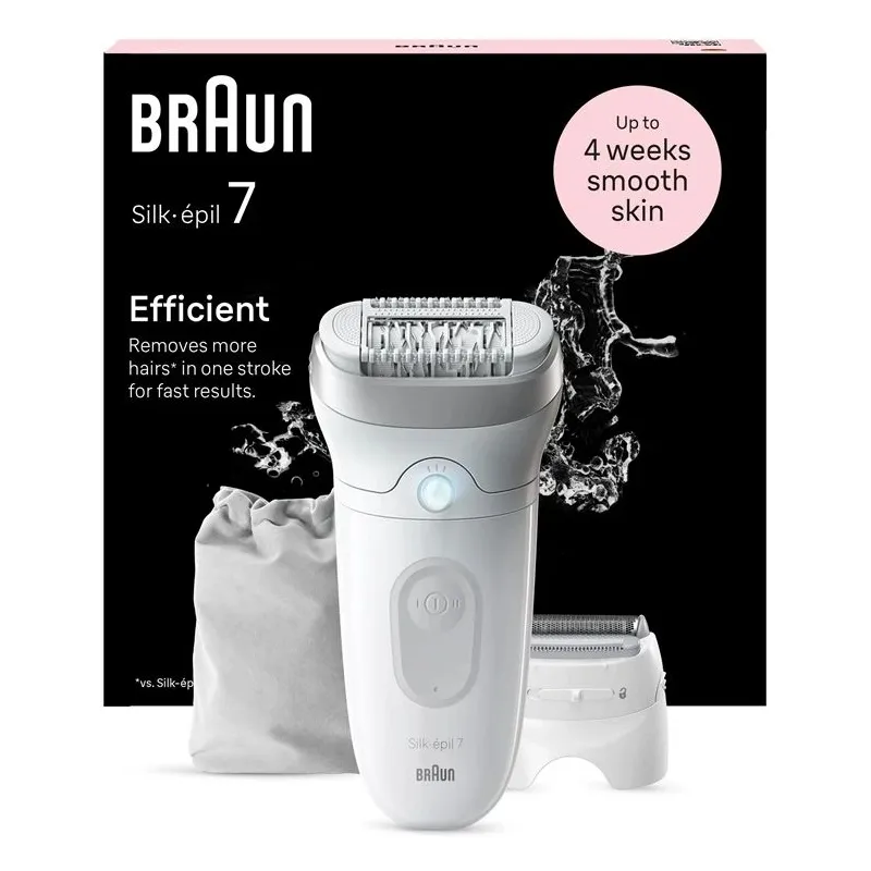 Epilators Braun Silk•épil 7 SE7-041, balta