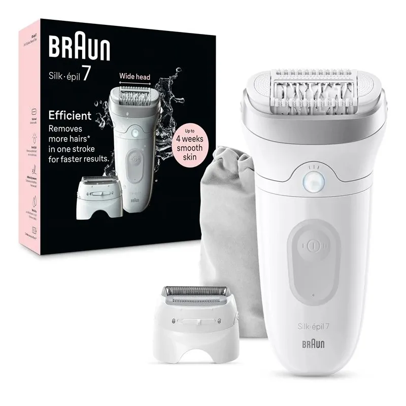 Epilators Braun Silk•épil 7 SE7-041, balta
