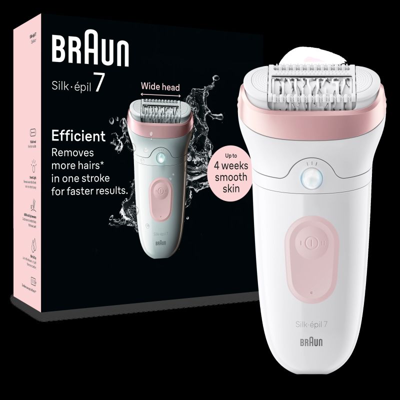 Epilators Braun Silk•épil 7 SE7-000. balta