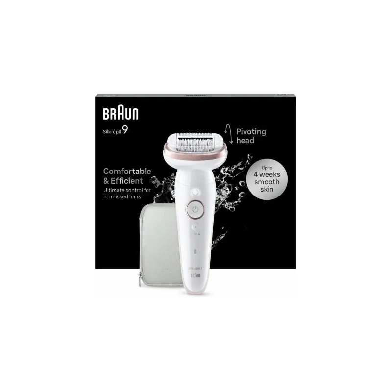 Epilators Braun Silk•épil 9 SES9-000, balta