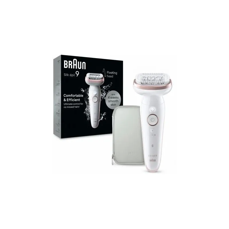 Epilators Braun Silk•épil 9 SES9-000, balta