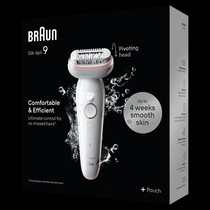 Epilators Braun Silk•épil 9 SES9-000. balta