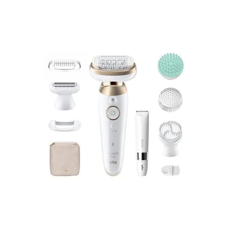 Epilators Braun Silk•épil 9 Flex SkinSpa SES9-481, balta