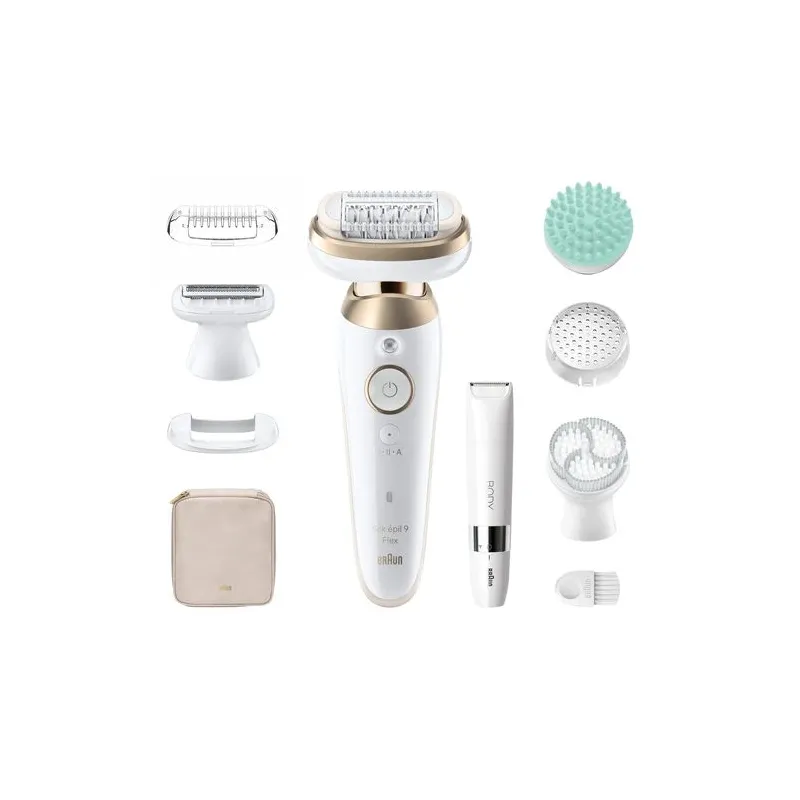 Epilators Braun Silk•épil 9 Flex SkinSpa SES9-481, balta