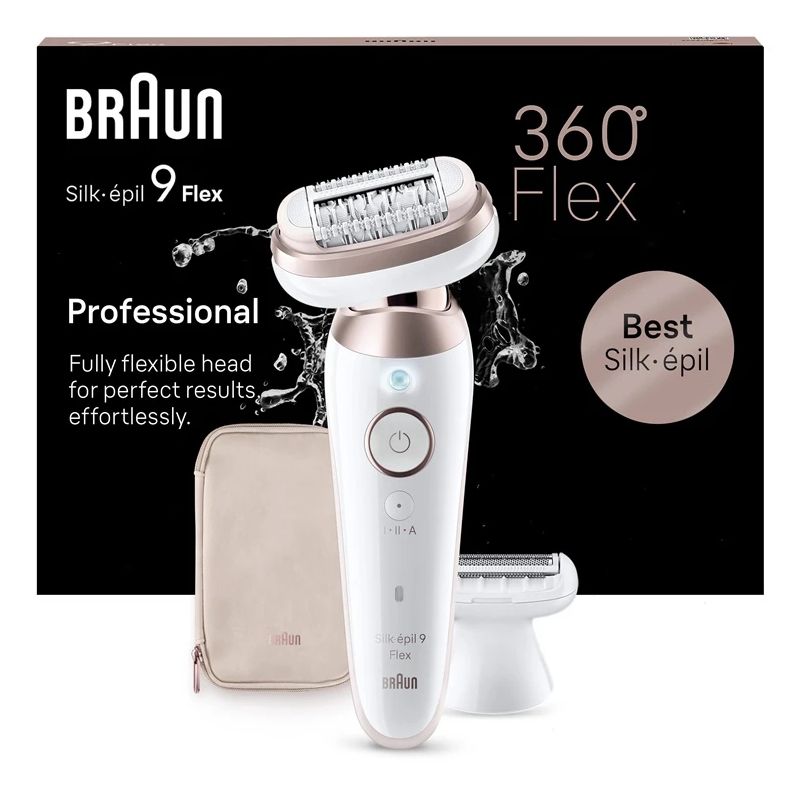 Epilators Braun Silk•épil 9 Flex SES9-030 3D. balta