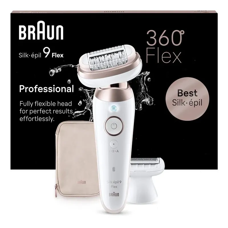 Epilators Braun Silk•épil 9 Flex SES9-030 3D, balta