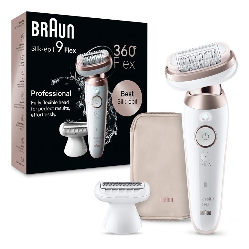 Epilators Braun Silk•épil 9 Flex SES9-030 3D. balta