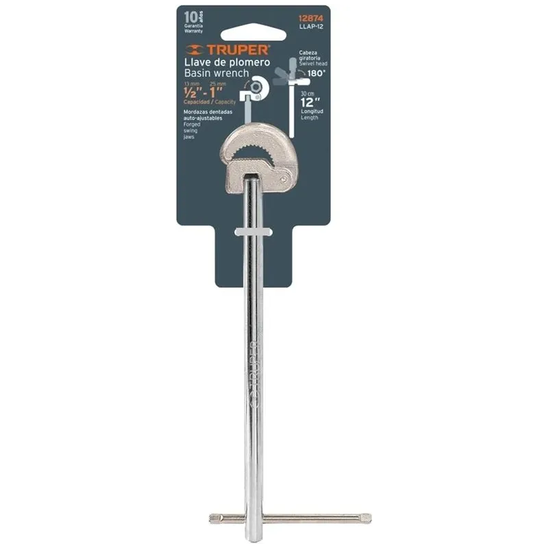 Santehnikas atslēga Truper LLAP-12, 300 mm