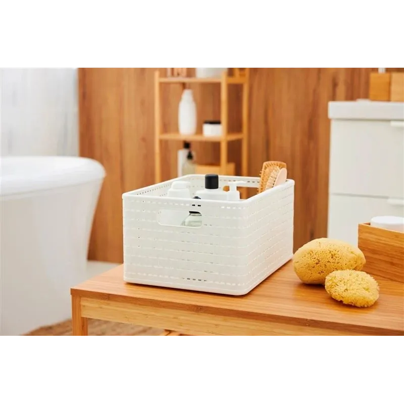 Uzglabāšanas kaste, paredzēts uzglabāšanai Rotho 11153, 18 l, balta krās.-,krāsa-dizains tiek izvēlēts nejauši,, 36.8 x 27.8 x