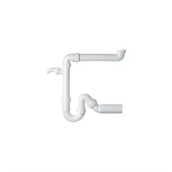 Sifons Franke 1½". balts