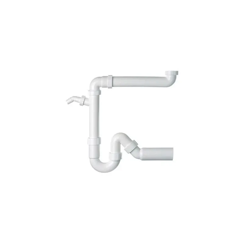 Sifons notekai Franke, 50 mm, balta krās.